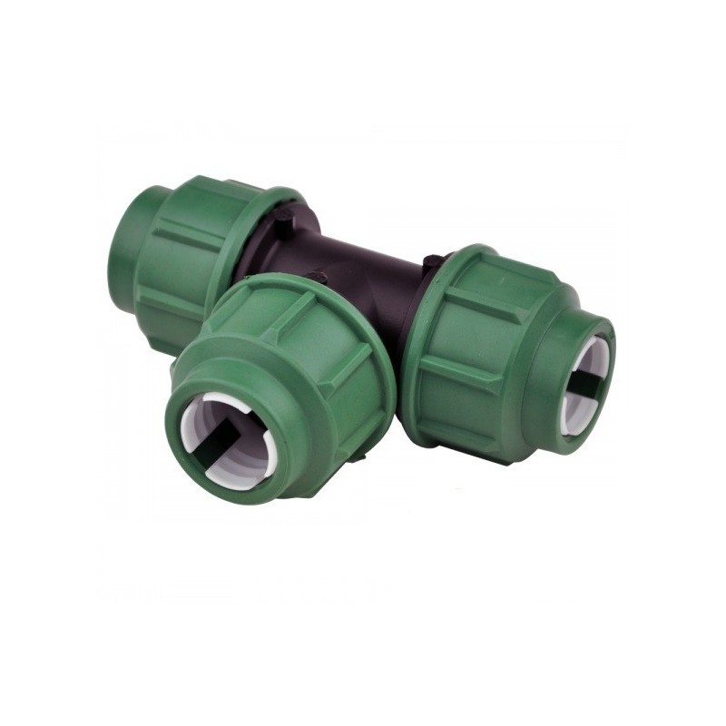 RP Connector 25 mm T joint green