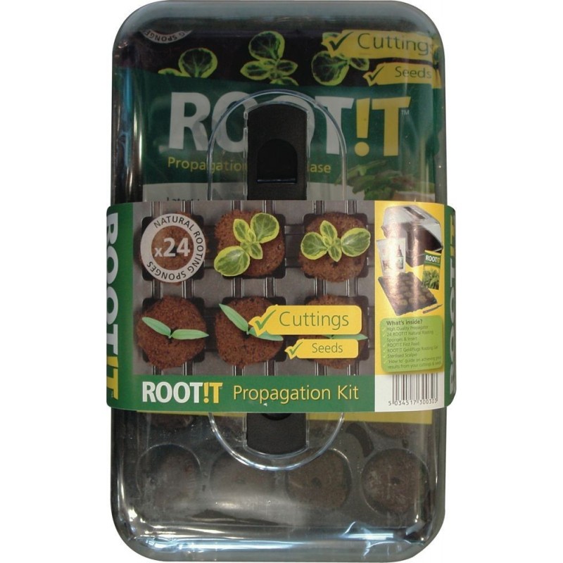 Kit de bouturage ROOT!T (plateau de 24,Serre,Scalpel,Gel,FirstFeed)