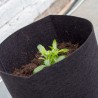 Pot ronde en géotextile 37 Lt avec poignées - FabricPot - PLANT!T