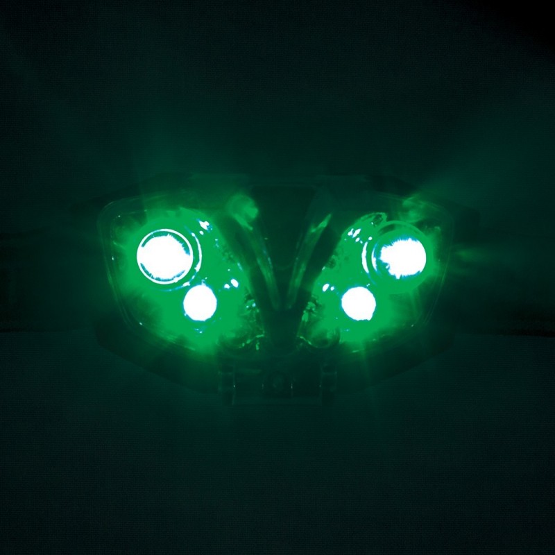 Lampe Frontale LED verte LUMii