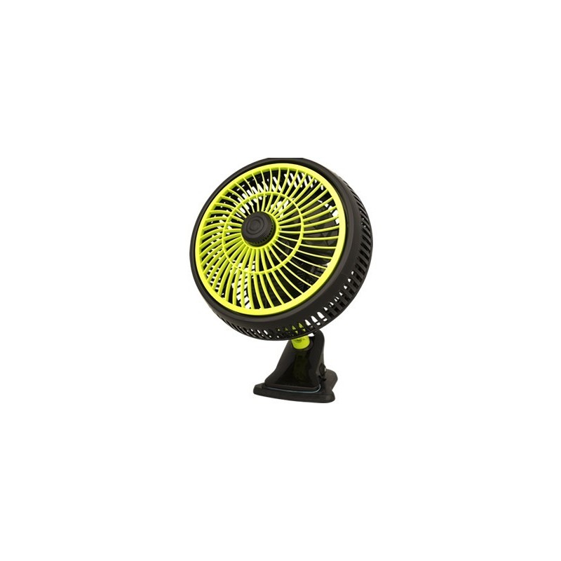 Ventilateur oscillant a pince 2 vitesses - 20W - GARDEN Highpro