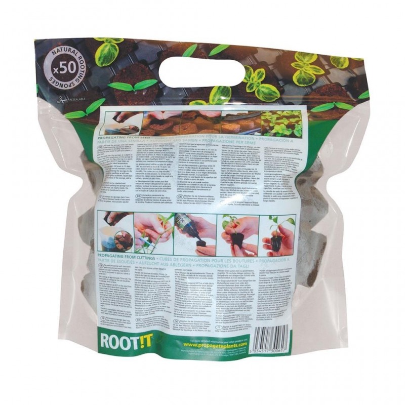 Support de Bouturage/Germination - Sac de 50 éponges - ROOT!T